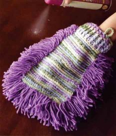 Crocheted Dust Mitt is Stylish Image